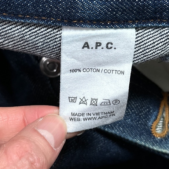 A.P.C. Men's Slim Jeans - Blue - Picture 8 of 10